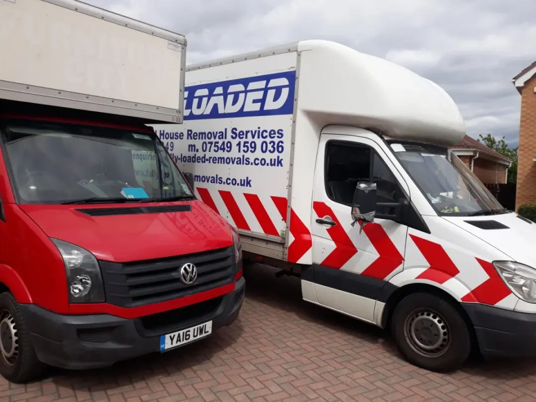 Fully Loaded Removals panel van and Luton van